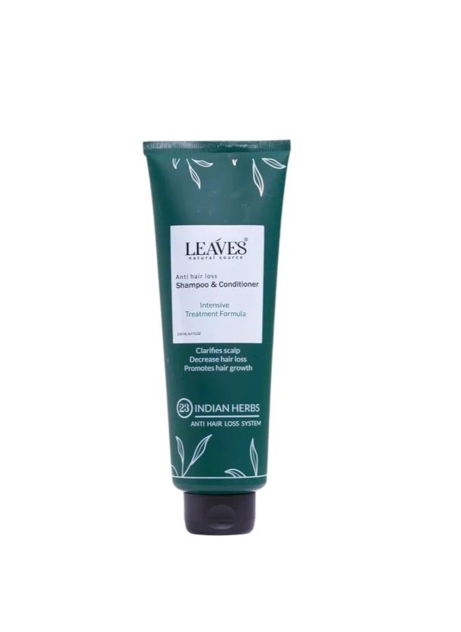 LEAVES - Anti Hair Loss Shampoo & Conditioner 250ml - Image 1
