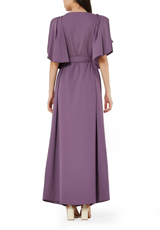Amri Embroidered Long Dress