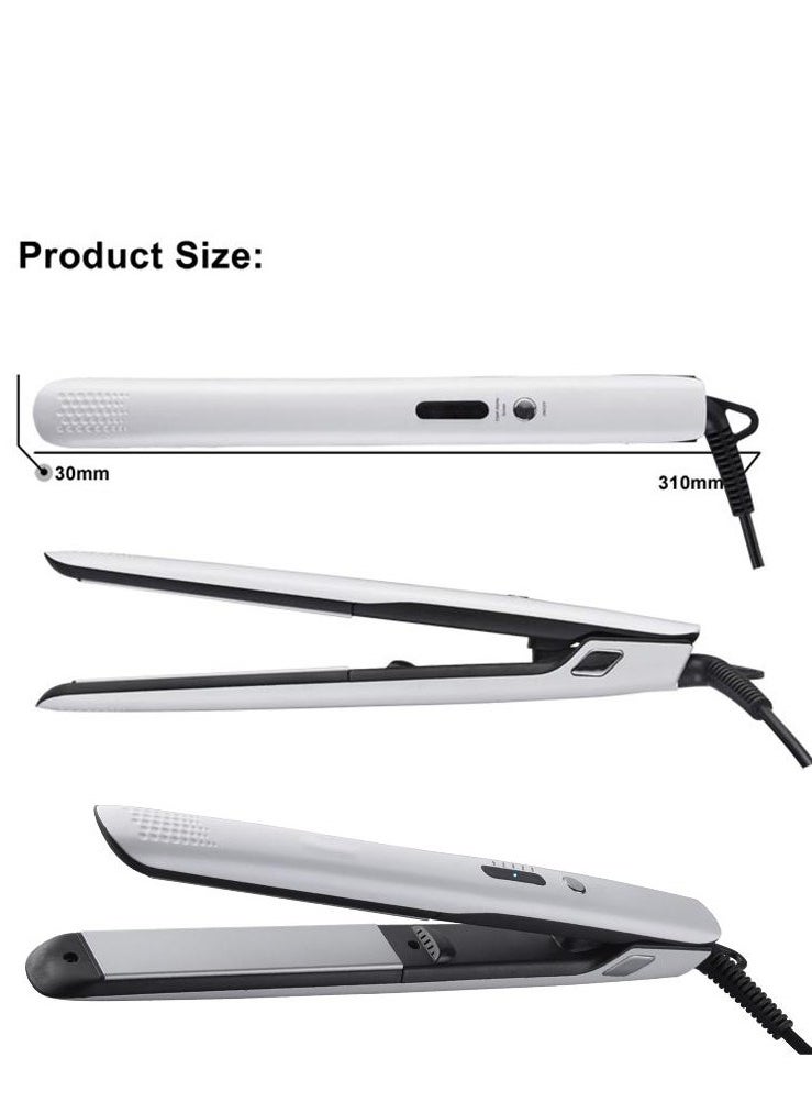 JWSISSIE Ceramic Hair Straightener, 2 in 1 Hair Straighteners and Curlers with Ceramic Coating for Smooth Glide, 15 Second Heat up, Up to 200°C, Lasting Results for Curl/Wave/Straighten Hair  - Image 3