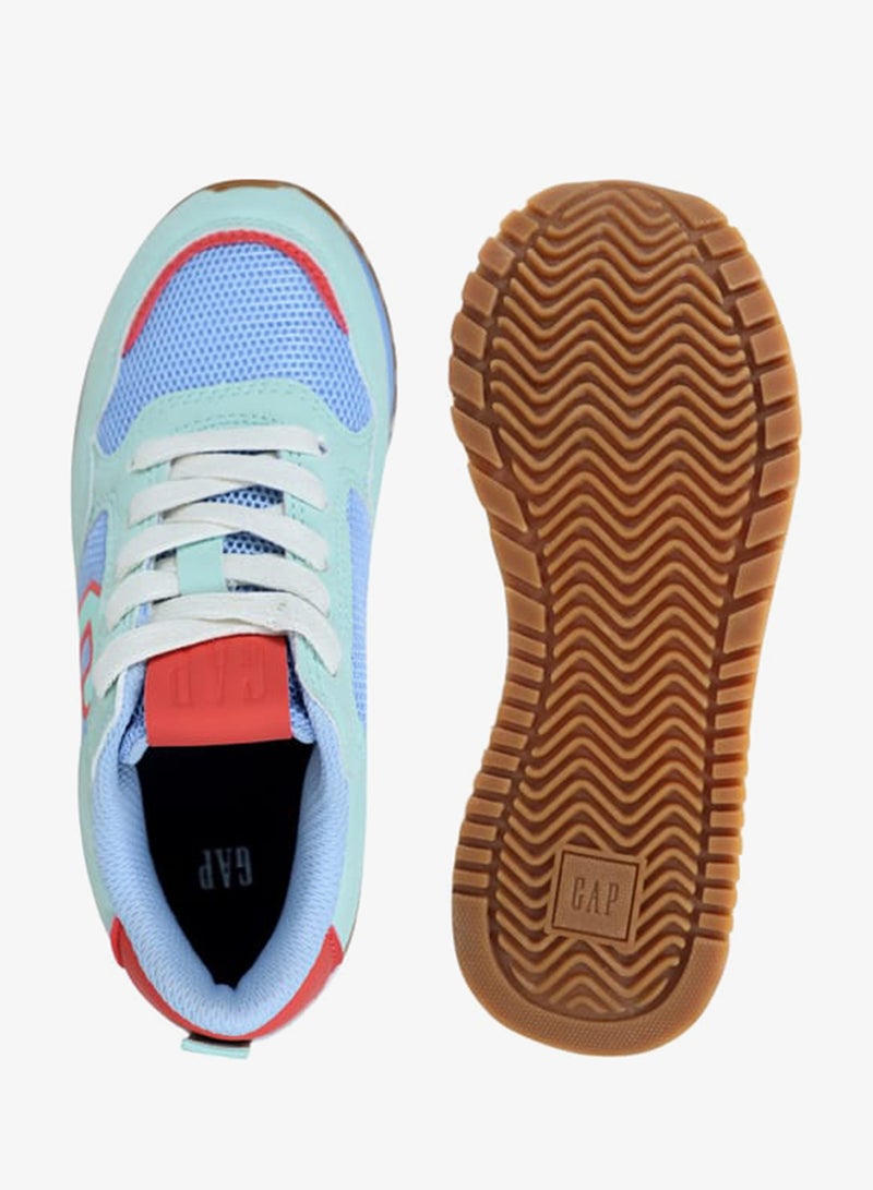 GAP Girls' Panelled Sneakers with Lace-Up Closure - NEW YORK II - Image 3