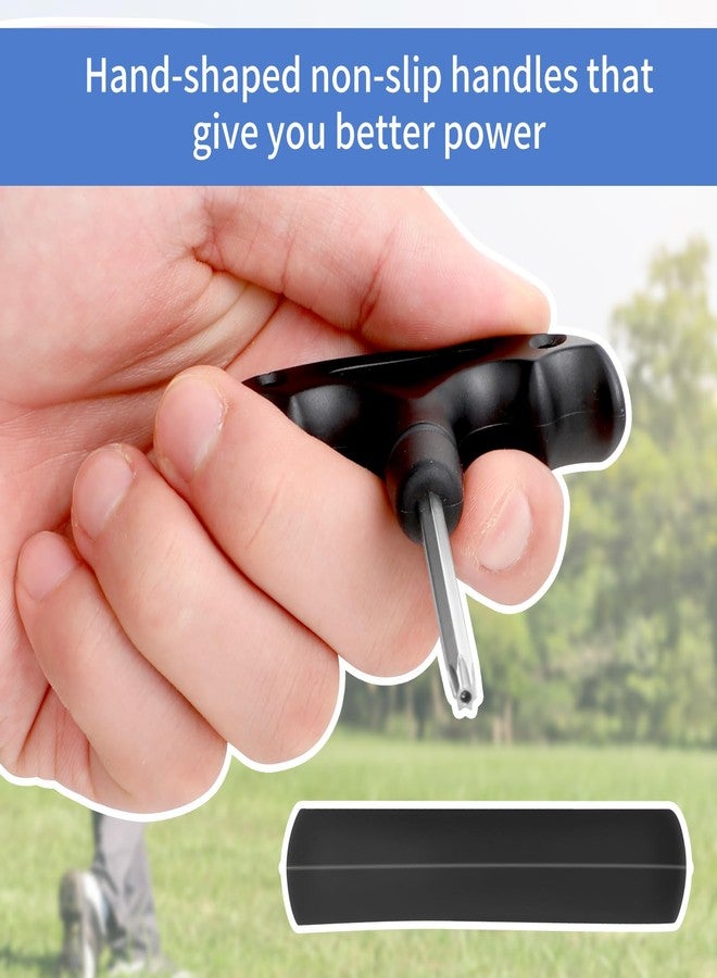 Sliverdew Golf Club Wrenches Tools Golf Torque Wrench Golf Head Adjustment Tool Stainless Steel Golf Club Driver Torque Tool with Plastic Handle, T20, Black - Image 4
