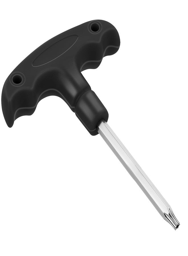 Sliverdew Golf Club Wrenches Tools Golf Torque Wrench Golf Head Adjustment Tool Stainless Steel Golf Club Driver Torque Tool with Plastic Handle, T20, Black - Image 1
