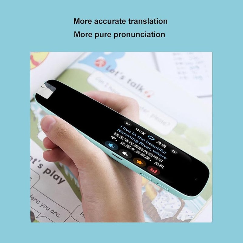 Green Scanning Pen Reader Translator Dictionary for Students Language Learning Portable - Image 5