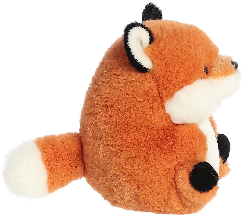 Aurora Round Rolly Pet Finley Fox Stuffed Animal  Adorable Companions  OnTheGo Fun  Orange 5 Inches - Image 3