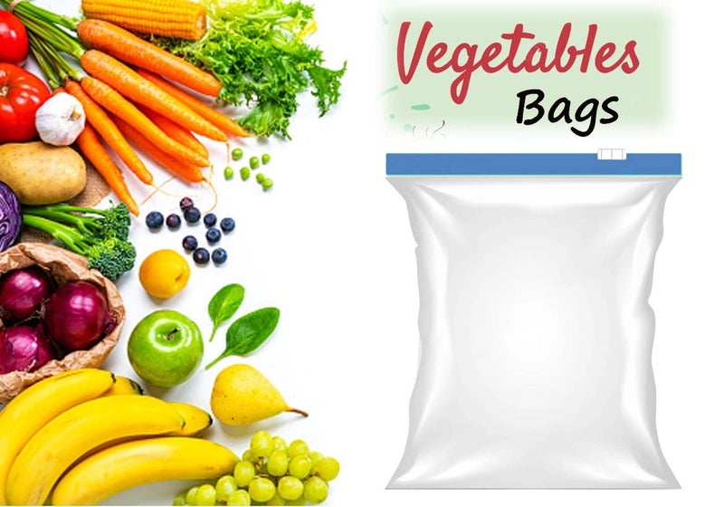 DRUDRAYA Zip lock Pouches Zip lock Bag For Storage Freezer REUSABLE Zipper Bags Ziplock Bags For Fridge Storage Medium 9X 102286cm X254cm25 - Image 4