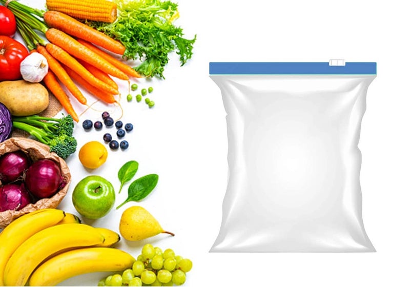 DRUDRAYA Zip lock Pouches Zip lock Bag For Storage Freezer REUSABLE Zipper Bags Ziplock Bags For Fridge Storage Medium 9X 102286cm X254cm25 - Image 2
