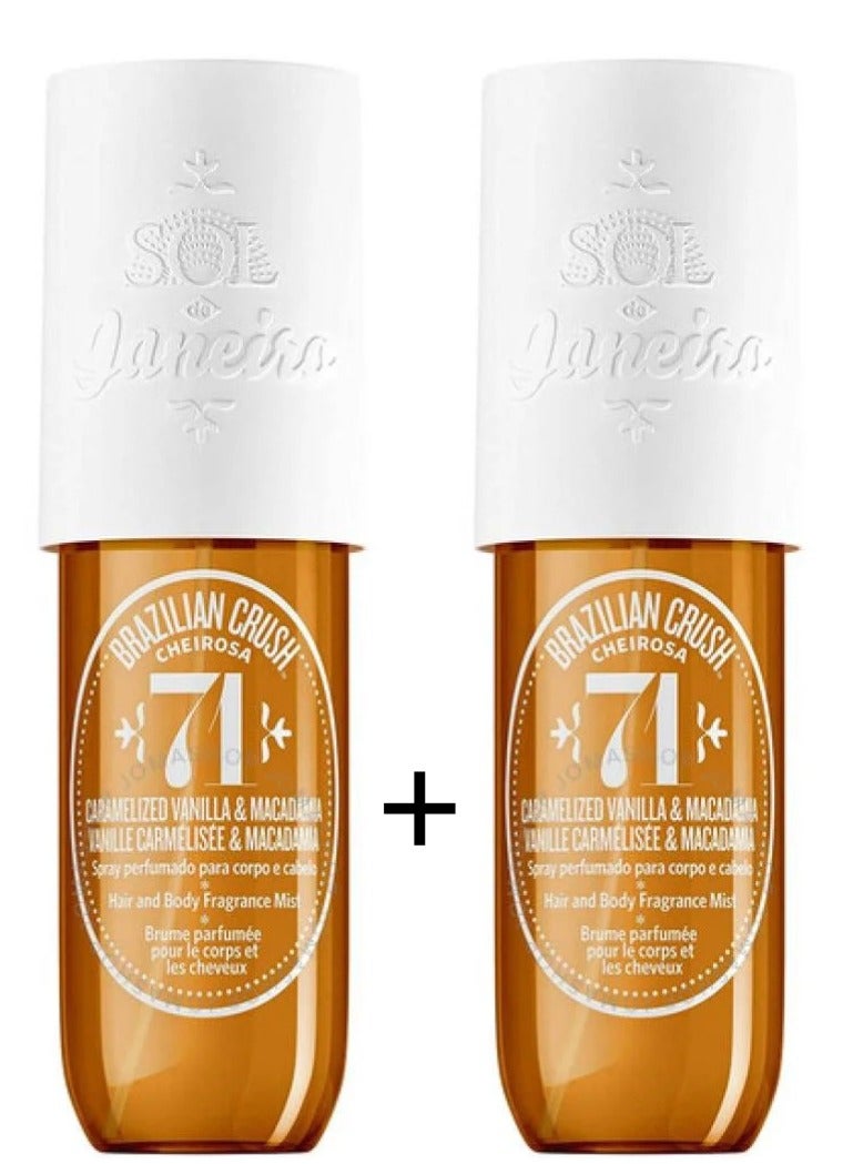 Sol de Janeiro Sol de Janeiro Brazilian Crush Sherosa 71 Perfume Spray for Women (90 ml) 2 Pieces - Image 1
