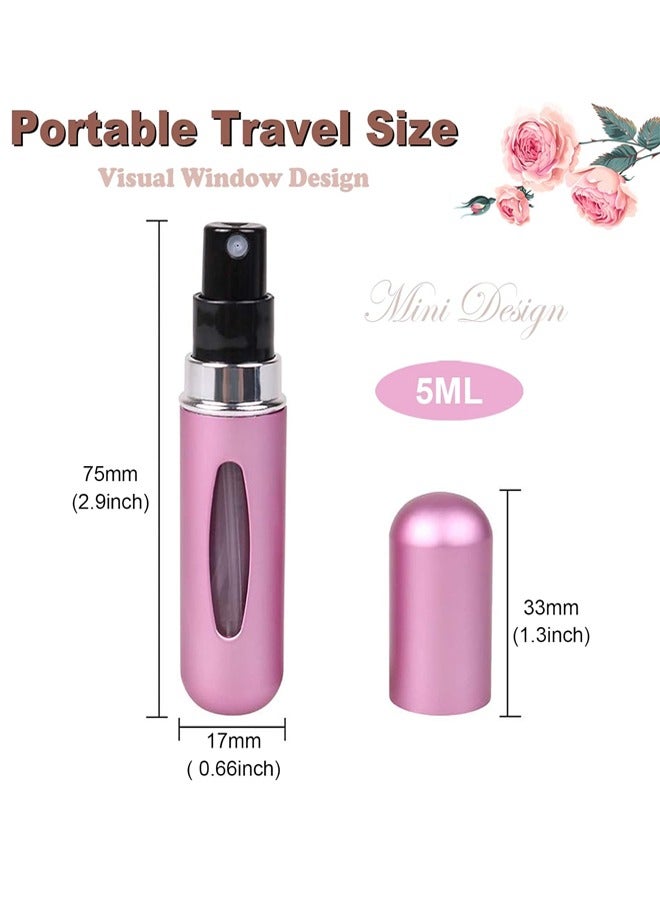 3-Piece Mini Portable Refillable Perfume Storage Bottle Set, Made Of High-Quality Aluminum, and The Inside Of The Glass, Double Protection and You Can Carry Your Favorite Scents Effortlessly - Image 4