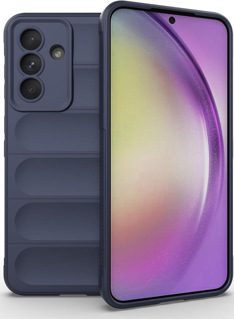(samsung a56 cover )  جراب samsung a56 ماجيك شيلد مرن مضاد للصدمات وحماية كاملة للخدوش مع حماية للكاميرا لهاتف سامسونج a56 - Image 4