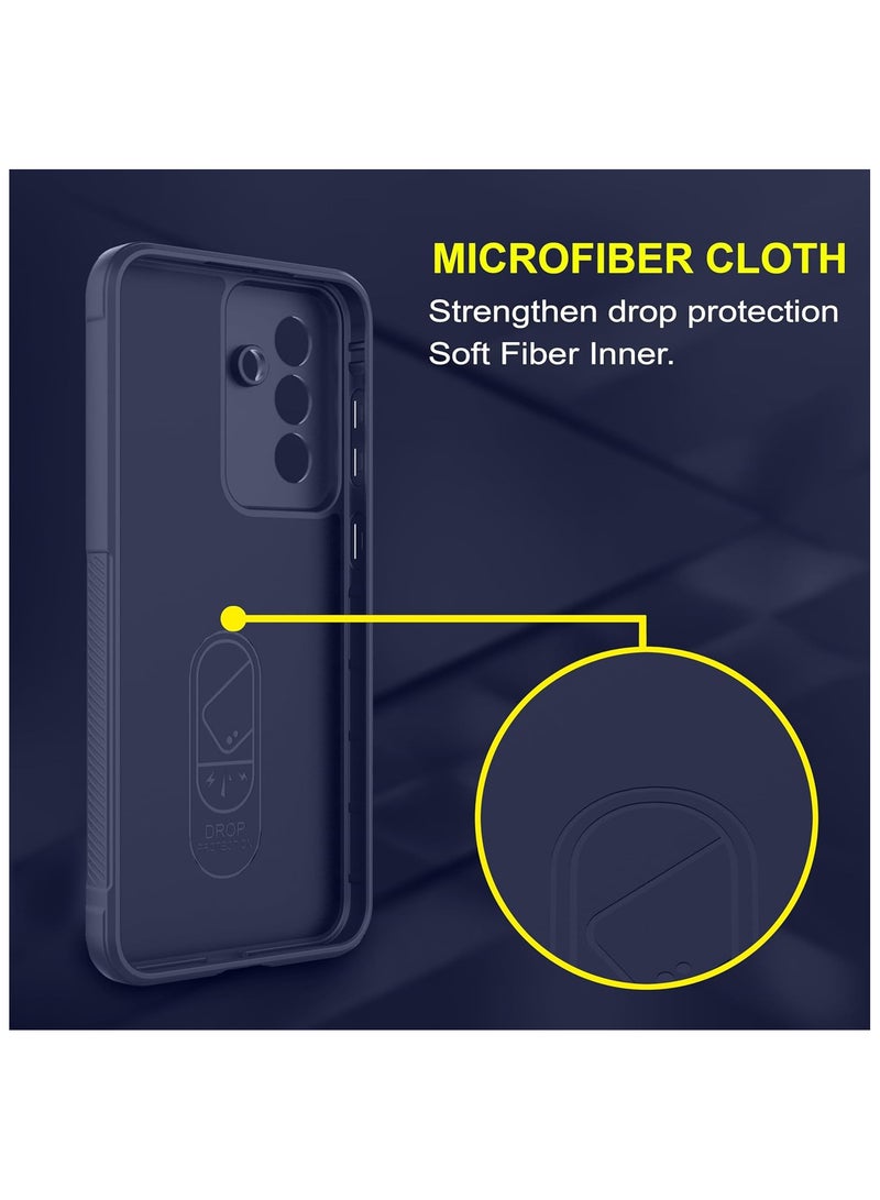 (samsung a56 cover )  جراب samsung a56 ماجيك شيلد مرن مضاد للصدمات وحماية كاملة للخدوش مع حماية للكاميرا لهاتف سامسونج a56 - Image 5