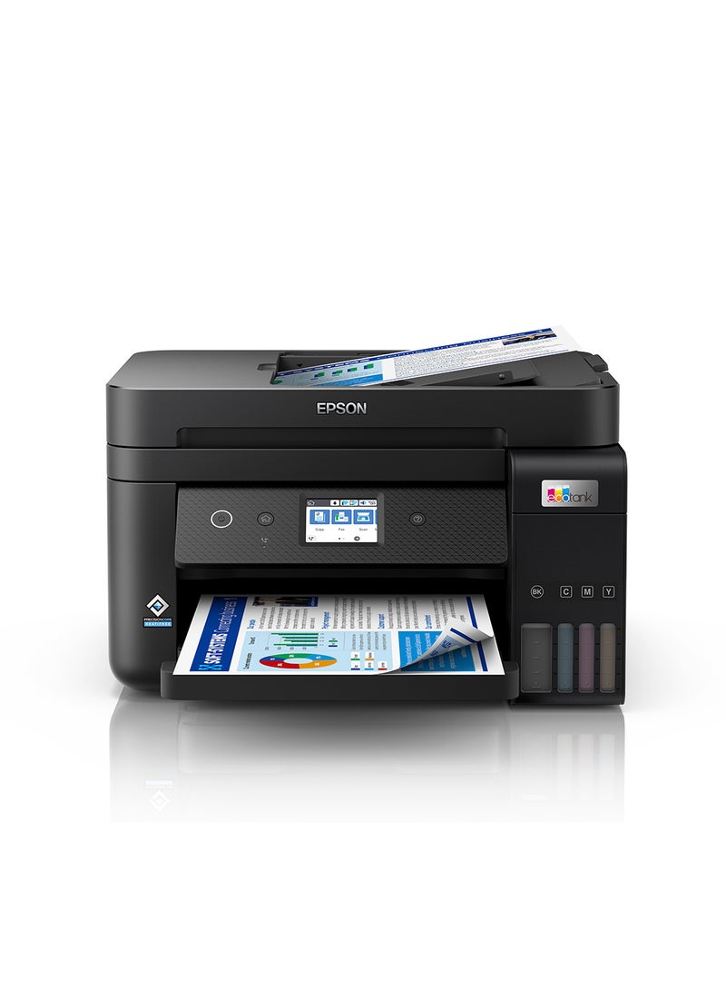 EPSON Ecotank L6290 Office Ink Tank Printer A4 Colour 4-In-1 Printer With ADF, Wi-Fi And Smart Panel Connectivity And Lcd Screen Black - Image 2