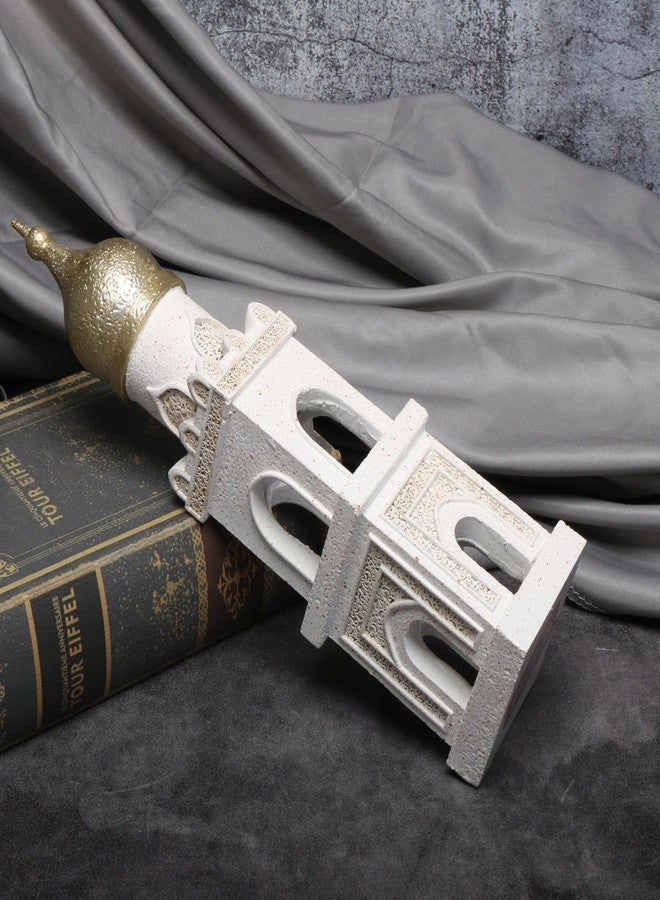 Islamic Cultural Decor Collection - Handcrafted Resin Mosque Models & Tower Ornaments for Home/Office Display Ramadan Decoration (Tower 1) - Image 5