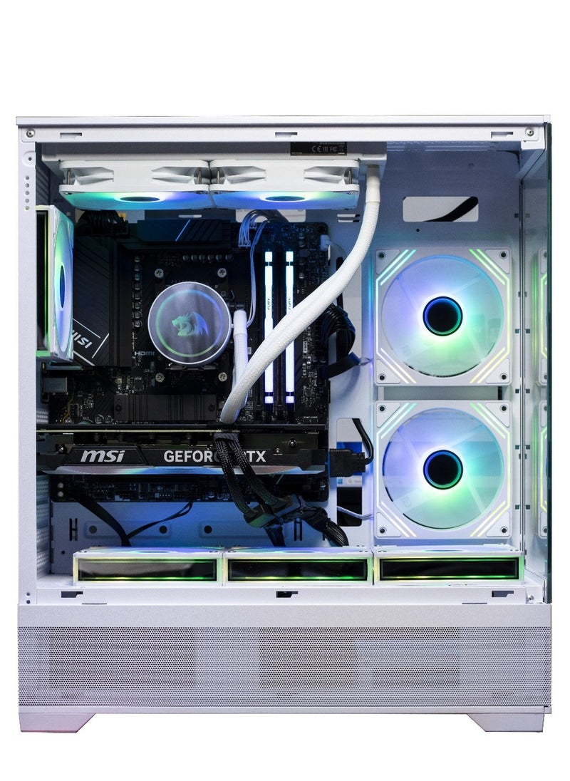 NANOTECH كمبيوتر ألعاب NanoTech مدعوم من AMD-AMD Ryzen 7 7700X، AMD Radeon RX 7900XT 20 جيجابايت، 32 جيجابايت رام 6000(2*16 جيجابايت DDR5)، 2 تيرابايت SSD NVME Gen 4، 1000 وات PSU تصنيف بلاتيني، مبرد سائل 360 مم، واي فاي + BT، ويندوز 11 برو  - Image 2