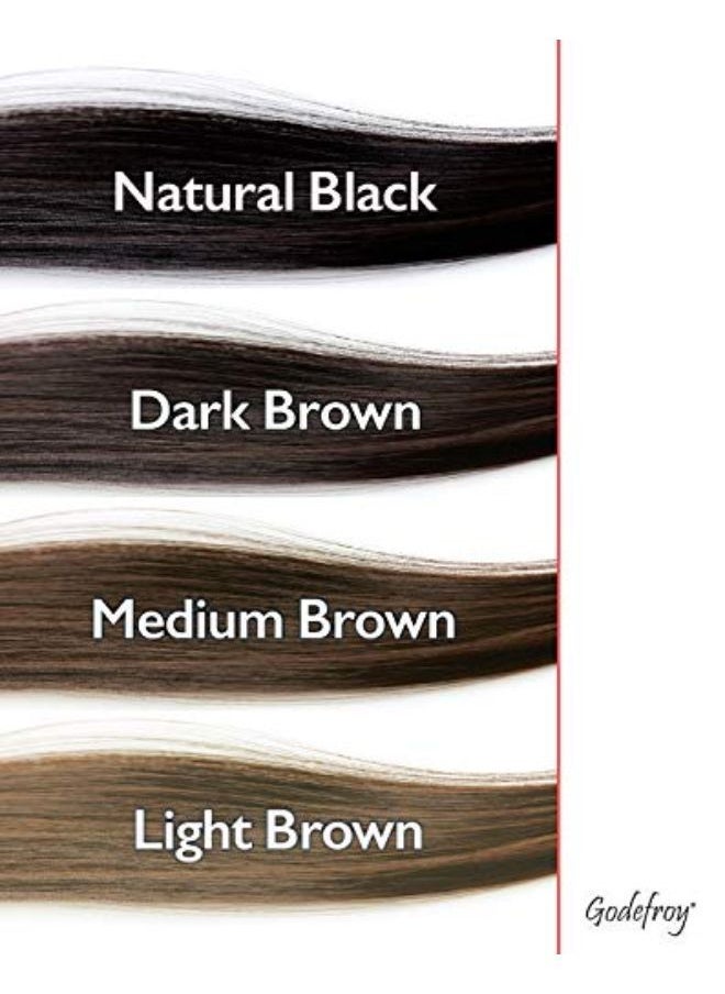 Godefroy Hair Color Kit For Spot Coloring, Covers Up Gray Hairs, Dark Brown, 4-Application Kit  - Image 4