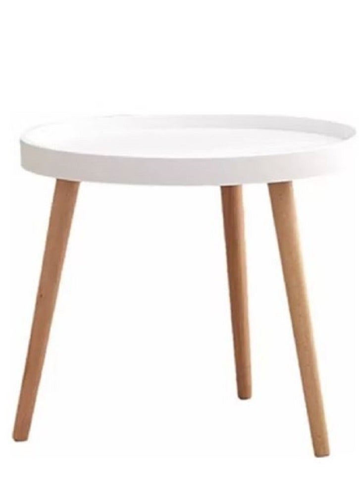 AGD Round Coffee Table Snack Side Table Sofa Home Living Room Office - Image 1