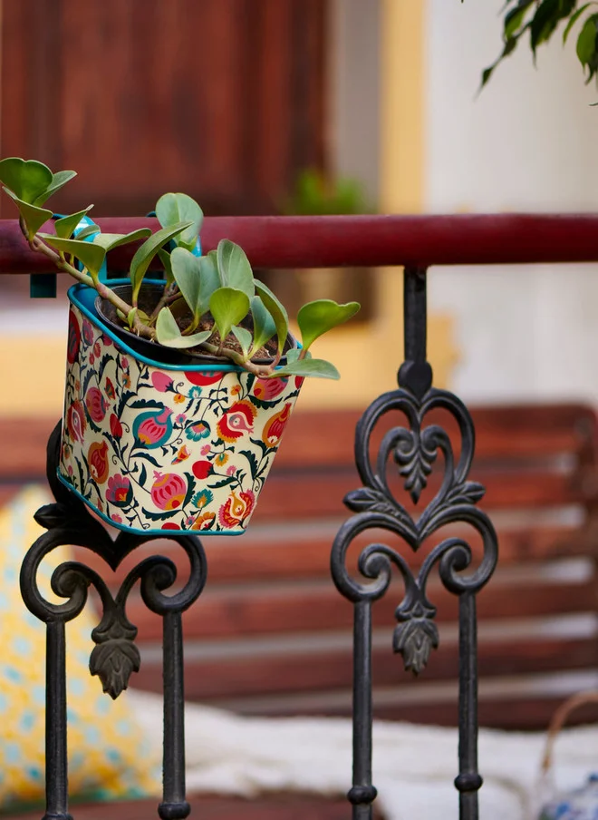 Boho Branches  Hanging planter - Square
