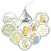 ALodr 180 Pcs Cute Winnie Stickers Winnie Kisses Candy Stickers The Pooh Baby Shower Decorations The Pooh Baby Shower Cute Bear Birthday Decorations Bear Sticker Set Thank You Chocolate Labels - Image 3