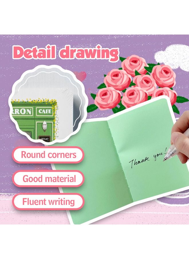 XIANGYU 5-Piece Small Mini Cute Portable Pocket Notebook Printing Pattern  - Image 4