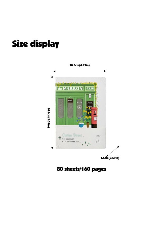 XIANGYU 5-Piece Small Mini Cute Portable Pocket Notebook Printing Pattern  - Image 5