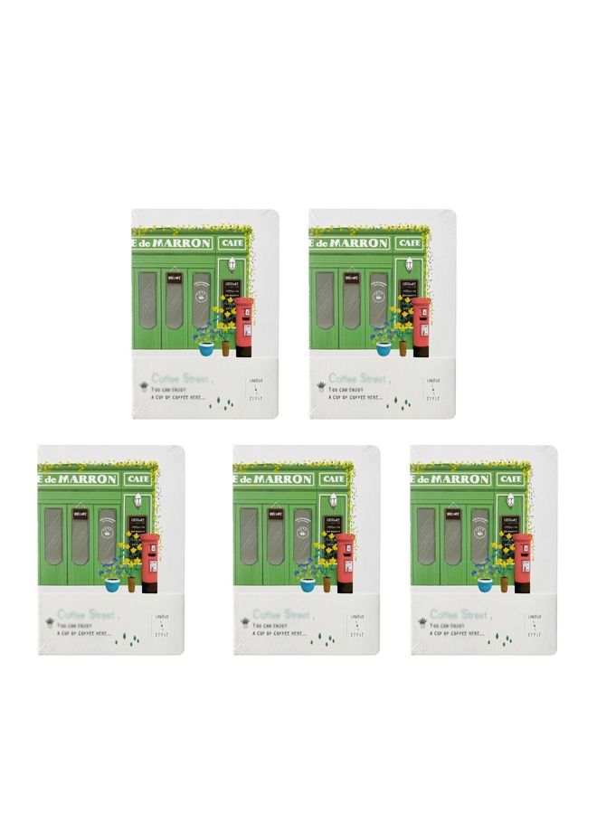 XIANGYU 5-Piece Small Mini Cute Portable Pocket Notebook Printing Pattern  - Image 1