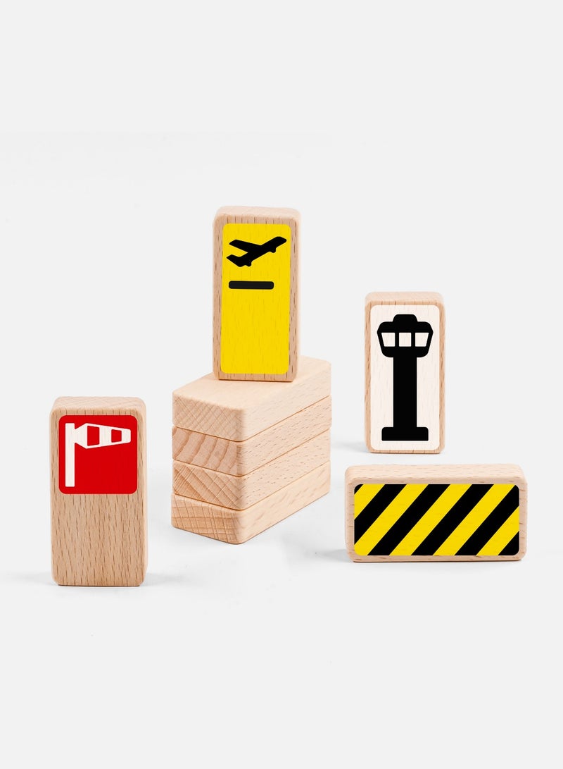 Waytoplay Roadblocks Set Airport Signs - Image 3