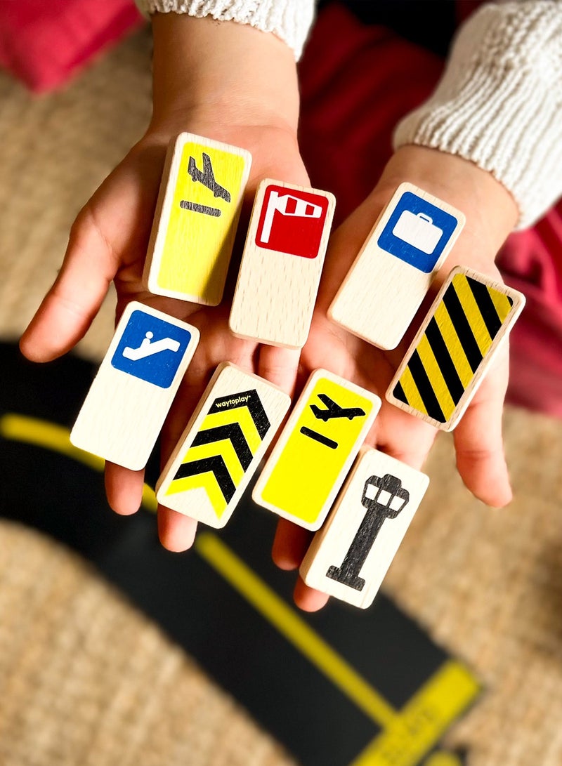 Waytoplay Roadblocks Set Airport Signs - Image 4
