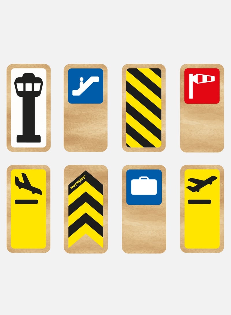 Waytoplay Roadblocks Set Airport Signs - Image 2