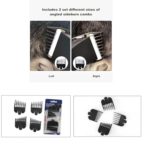 GCFTIFF 8pcs Guide Comb Set, Professional Hair Clipper Guards Cutting Guides Fits for Most Clippers (46 * 38mm),Clipper Combs Replacement for Increased Cutting Performanc - Image 4