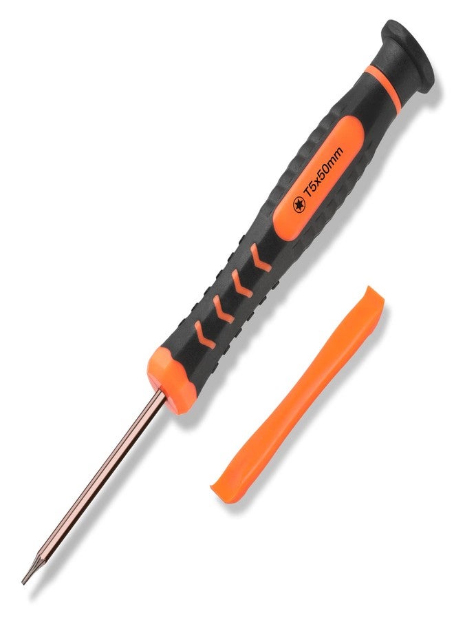 جوريست مفك براغي دقيق فردي من JOREST، T5 Torx Security مع Spudger، أداة لأجهزة PS3/4/5، وSwitch، وXbox، وWii، والكمبيوتر المحمول، وMacbook، وما إلى ذلك، لإصلاح وتنظيف واستبدال الأجزاء - Image 1