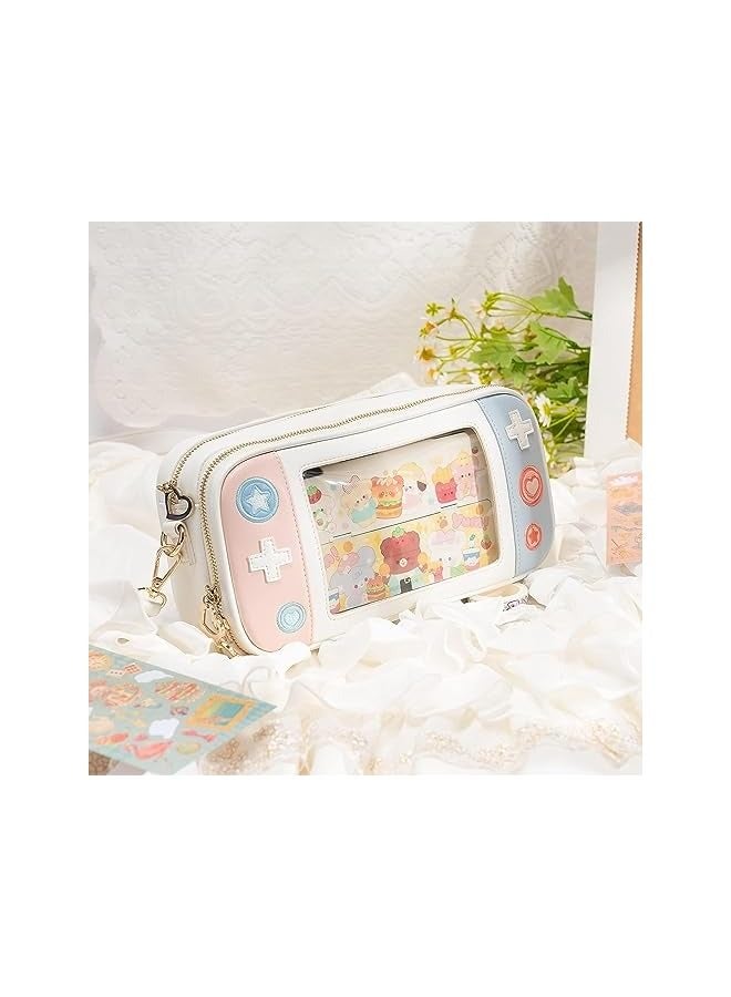 PROMASS Play Game Crossbody Bag Carry Case Compatible with Nintendo Switch/Switch OLED - Portable Hardshell Slim Travel Carrying Case fit Switch Console & Game Accessories - Image 5