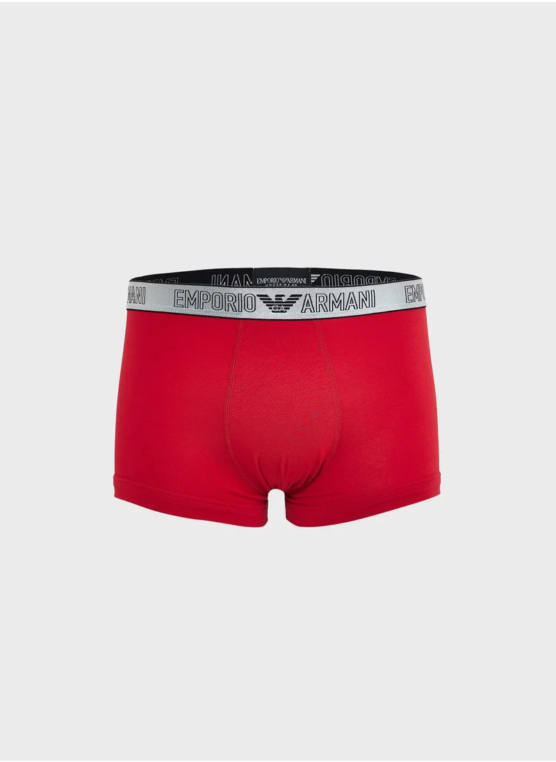 EMPORIO ARMANI 2 Pack Logo Band Assorted Briefs