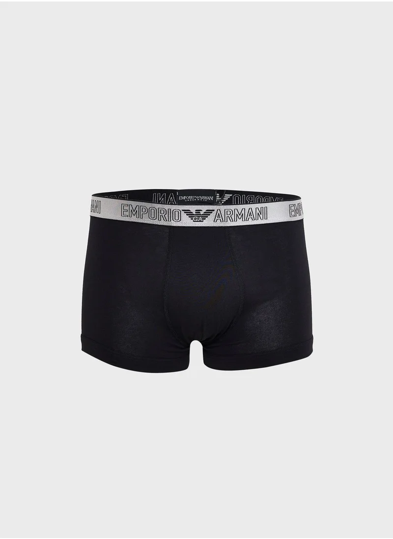 EMPORIO ARMANI 2 Pack Logo Band Assorted Briefs