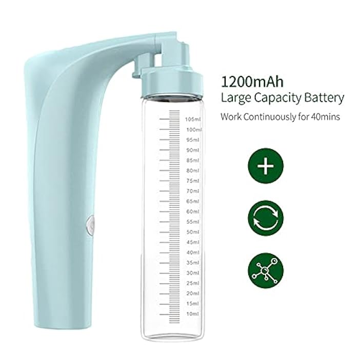 Elitzia Portable Hydro Facial Sprayer Face Steamer Cool Facial Mister Face Spray Moisturizing & Hydrating Humidifier Beauty Machine ET022 (Blue) - Image 5