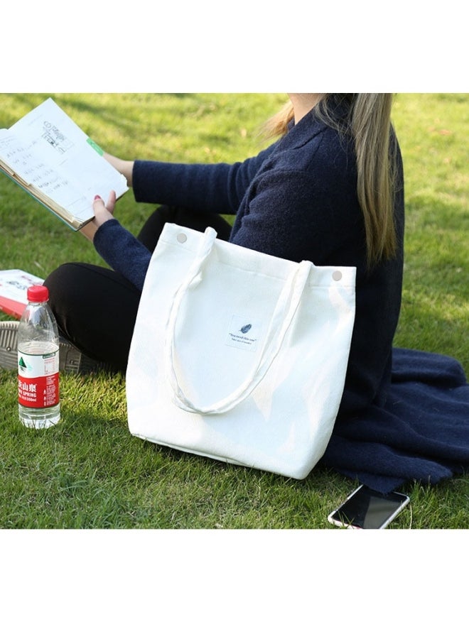 Unisex Large Capacity Shopping Bag, Men's/Women's Canvas Handbag Tote Bags Clutch Bag, Large Capacity Shoulder Bag Side Bag Carry Bag Satchel Bag for Girls/Boys/ Students/Ladies/Teenager/Children - Image 4