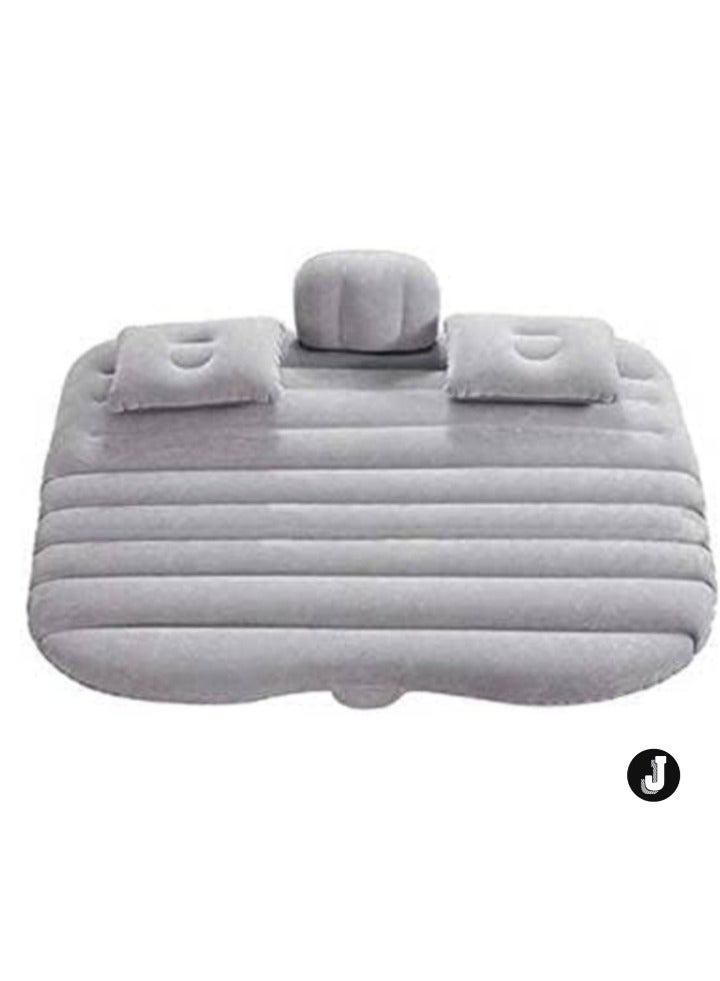 JAJEEK "NEW Inflatable Travel Car Bed Air Sofa – Gray with Two Inflatable Pillows for Ultimate Back Seat Comfort" - Image 1