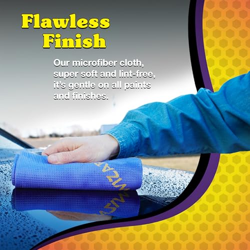 Wizards Water Bandit - Multi Purpose Synthetic Drying Chamois for Autos, Trucks, Boats, Motorcycles, and Homes - Machine Washable Car Drying Towel - King Sized Chamois Cloth For Car - 27 x17 Inches - Image 3