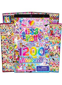 Bendon Lisa Frank 1200 Stickers Tablet Book 10 Pages of Collectible Stickers Crafts Scrapbooking  - Image 5