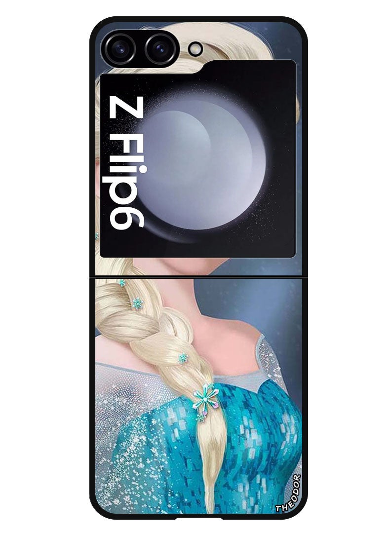 Theodor Protective Case Anti Scratch Shock Proof Bumper Cover For Samsung Galaxy Z Flip 6 Elsa - Image 1