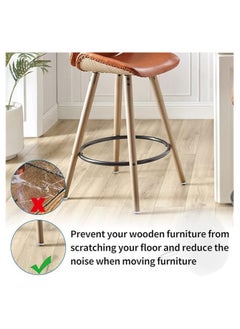 Duravel Duravel 300 Pcs Nail-in Furniture Sliders, 18mm Chair Leg Floor Protectors, Nylon Glides for Hardwood Floors, White  - Image 4