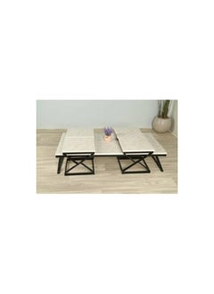 Wooden floor table set