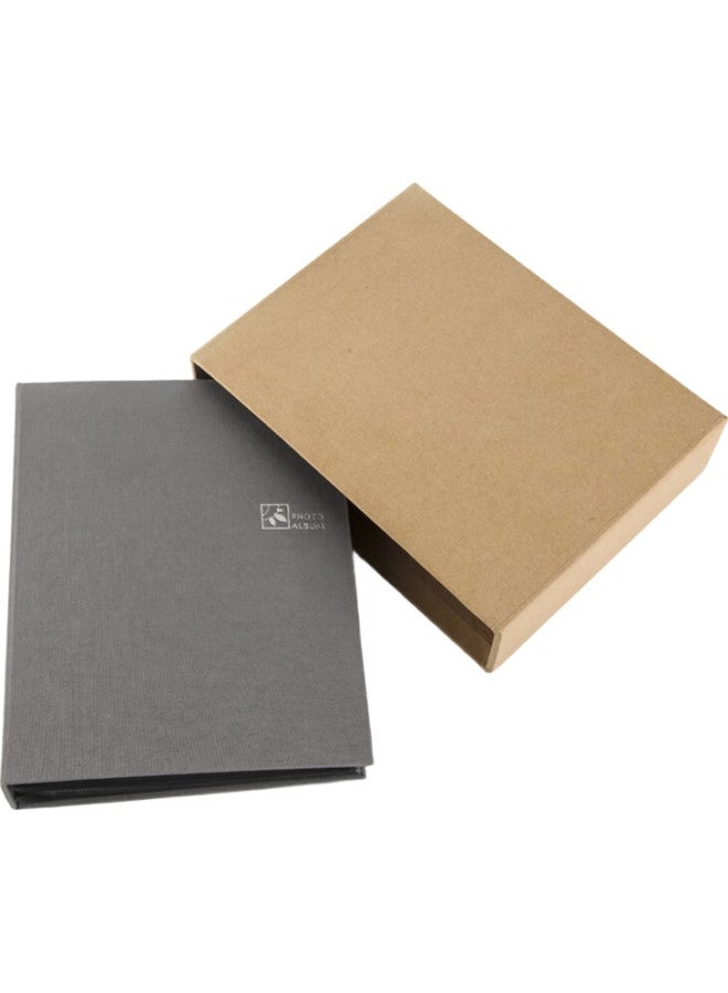 Ncl Zhonglin Pocket Fabric Photo Album, 160 Sheets 6-Inch/80 Sheets 7-Inch Mixed, Small Capacity Photo Book, Family Photo Album, Light Blue, Nbpk-Kg160 - Image 1