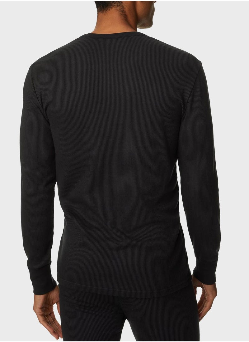 Marks & Spencer Essential Thermal T-Shirt  - Image 2