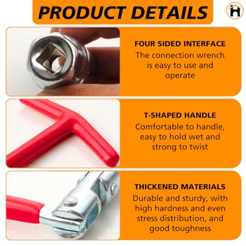Homdum Universal Spark Plug Socket Wrench, Spark Plug Removal Tool, T-Handle 360 Spark Plug Socket 16/18/21MM - Image 4