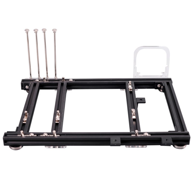M ATX Computer Case Aluminum Bare Building Blocks Frame - Lightweight Open Frame Design for ATX Power Supply - Easy Assemble Stackable DIY for Overclocking Testing - Image 4