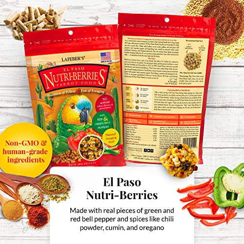 LAFEBER'S Gourmet Nutri-Berries Pet Bird Food Variety Sampler Bundles, Made with Non-GMO and Human-Grade Ingredients, for Parrots, 10 oz. Each (4 Pk Bundle) - Image 5