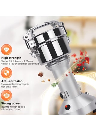 DENX 1200W Electric Comminutor Grinder Capacity 200g, Speed 28000r/min, Using for Grinding Coffee/Beans/Spices/Grains/Herbs/Nuts, Suitable for Home/Restaurant/Hotels, DX3221 - view 5