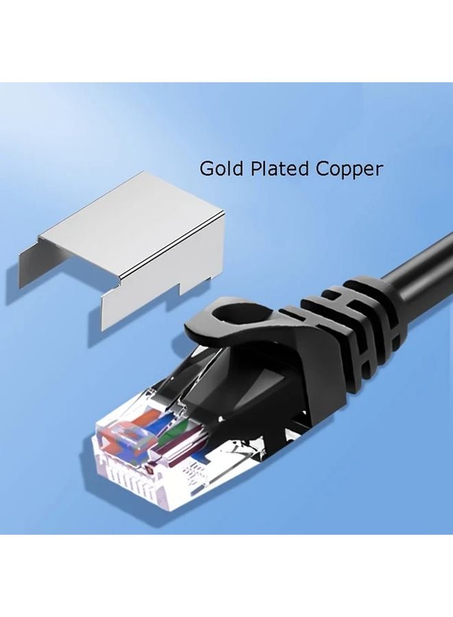 Cat8 Ethernet Cable 5 Meters Black 40Gbps High Speed SFTP Shielded for Gaming PC Modem Router - Image 2