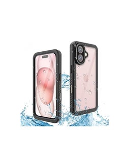 IP68 Waterproof Case for iPhone 16 (2024),Clear All-inchusive Anti-fall Phone Case,Sealed Anti-yellowing Protective Cover Suitable for Swimming & Diving