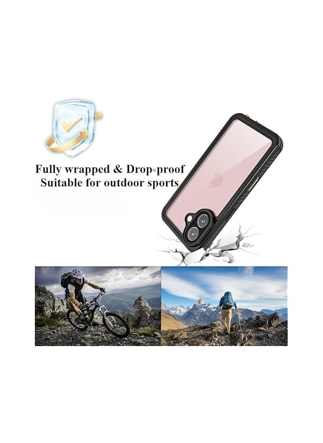 General - IP68 Waterproof Case for iPhone 16 (2024),Clear All-inchusive Anti-fall Phone Case,Sealed Anti-yellowing Protective Cover Suitable for Swimming & Diving - Image 1