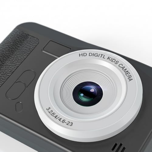 SNAPPSY Digital Camera HD Dual-Camera with Periscope Lens, 8MP CMOS, Manual Control, Lithium Battery, TF Card Slot Plastic Build, Black, Silver, Pink, White, Grey, Ideal for Kids & Students - Image 3